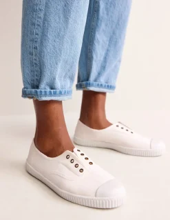 Laceless Canvas Sneakers--Boden Discount
