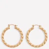 Large Chunky Twist Hoops--Boden Online