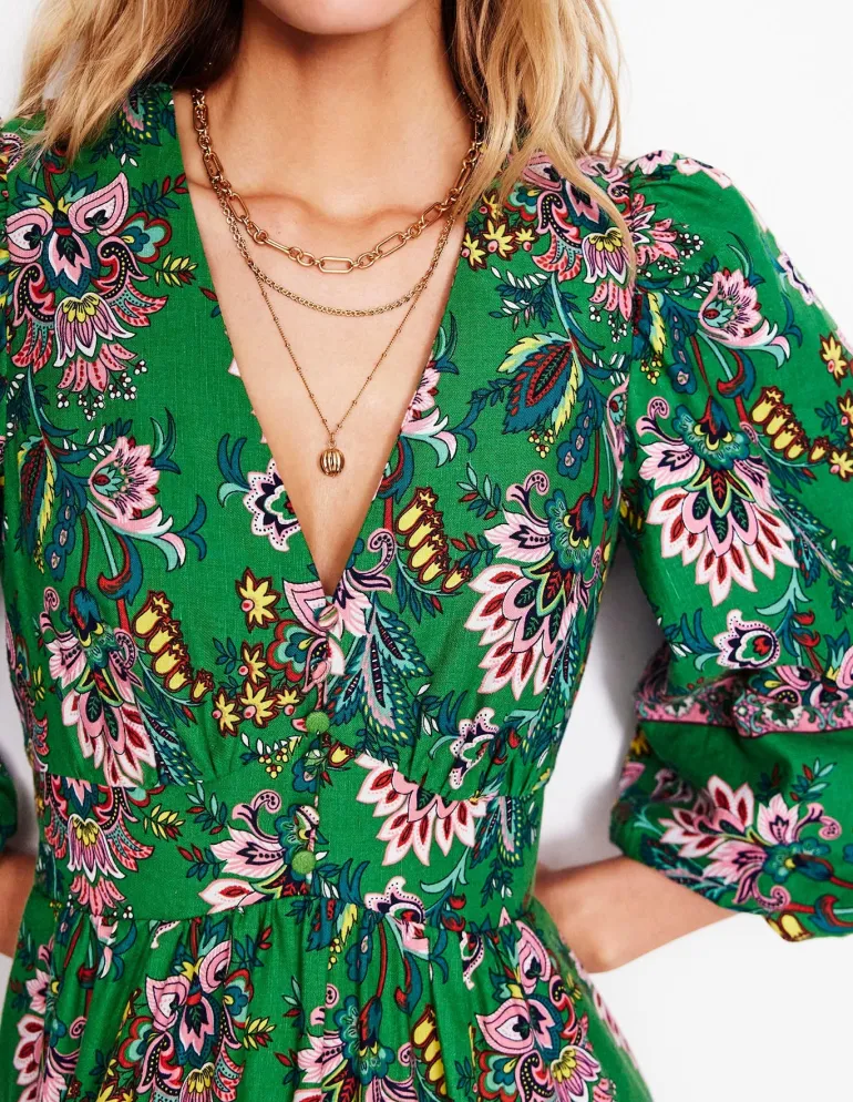 Layered Drop Chain Necklace--Boden Cheap