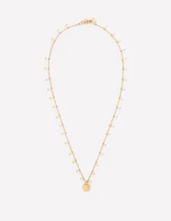 Layering Charm Necklace-Faux Pearl-Boden Best
