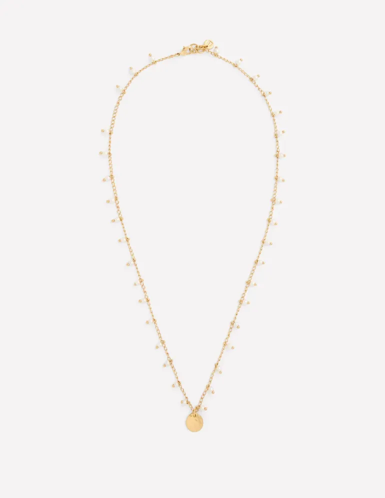 Layering Charm Necklace-Faux Pearl-Boden Best