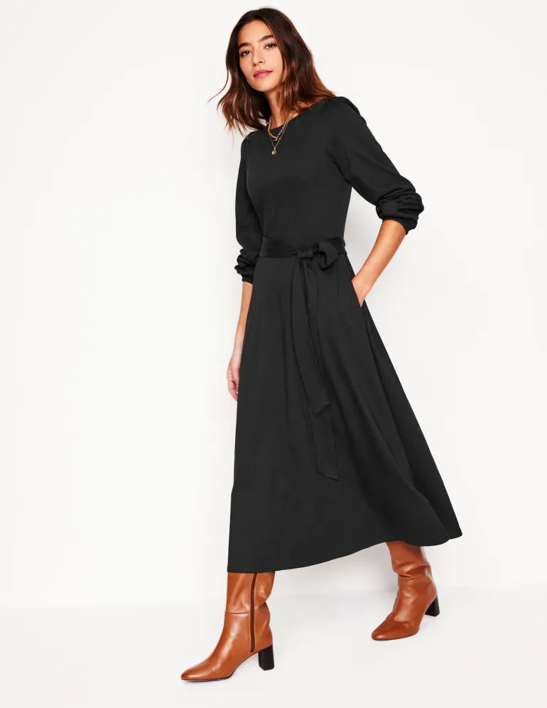 Leandra Jersey Midi Dress--Boden New