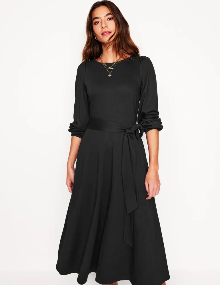 Leandra Jersey Midi Dress--Boden New