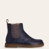 Leather Chelsea Boots-College Navy Floral-Boden Discount