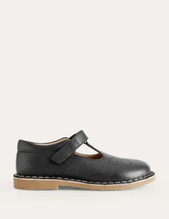 Leather T-bar Flats--Boden Hot