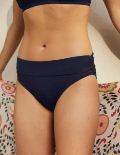 Levanzo Fold Bikini Bottoms-French Navy-Boden Outlet