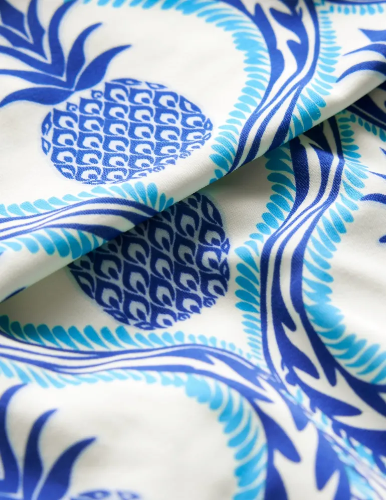 Levanzo Fold Bikini Bottoms-Surf The Web, Pineapple Wave-Boden Fashion