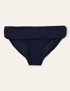 Levanzo Fold Bikini Bottoms-French Navy-Boden Outlet