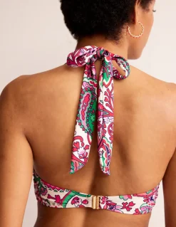 Levanzo Halter Bikini Top-Multi, Fantastical-Boden Cheap