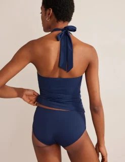 Levanzo Halter Tankini Top-French Navy-Boden Clearance