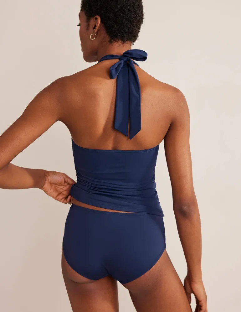 Levanzo Halter Tankini Top-French Navy-Boden Clearance