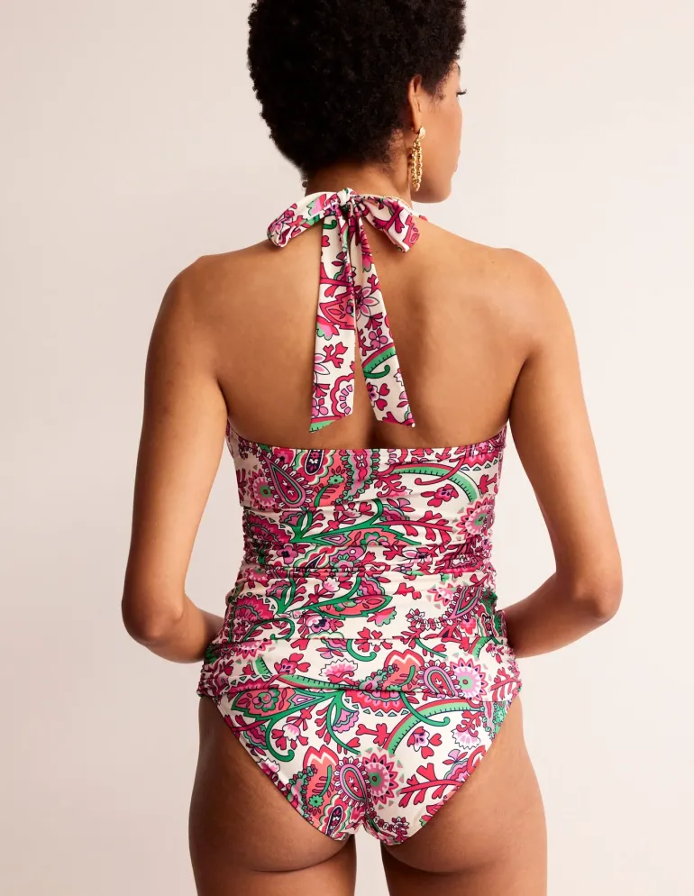 Levanzo Halter Tankini Top-Multi, Fantastical-Boden Clearance