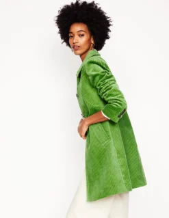 Lincoln Cord Coat-Promenade Green-Boden Sale