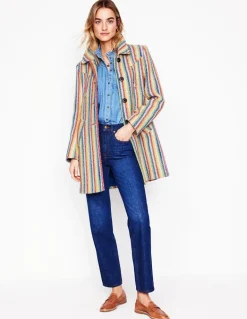 Lincoln Stripe Coat-Rainbow Twill Stripe-Boden Best