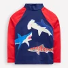 Logo Rash Vest-College Navy Sharks-Boden Outlet