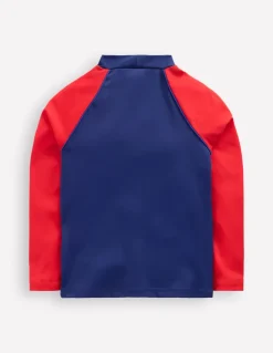 Logo Rash Vest-College Navy Sharks-Boden Outlet