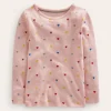 Long Sleeve Pointelle Top-Provence Pink Hearts-Boden Best Sale
