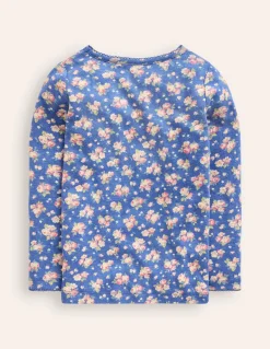 Long Sleeve Pointelle Top-Cherry Toile-Boden Outlet