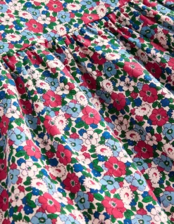 Long-Sleeved Fun Jersey Dress-Glacier Blue Winter Floral-Boden Online