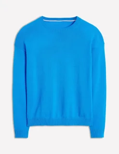 Lydia Cashmere Jumper-Cerulean Blue-Boden Best Sale