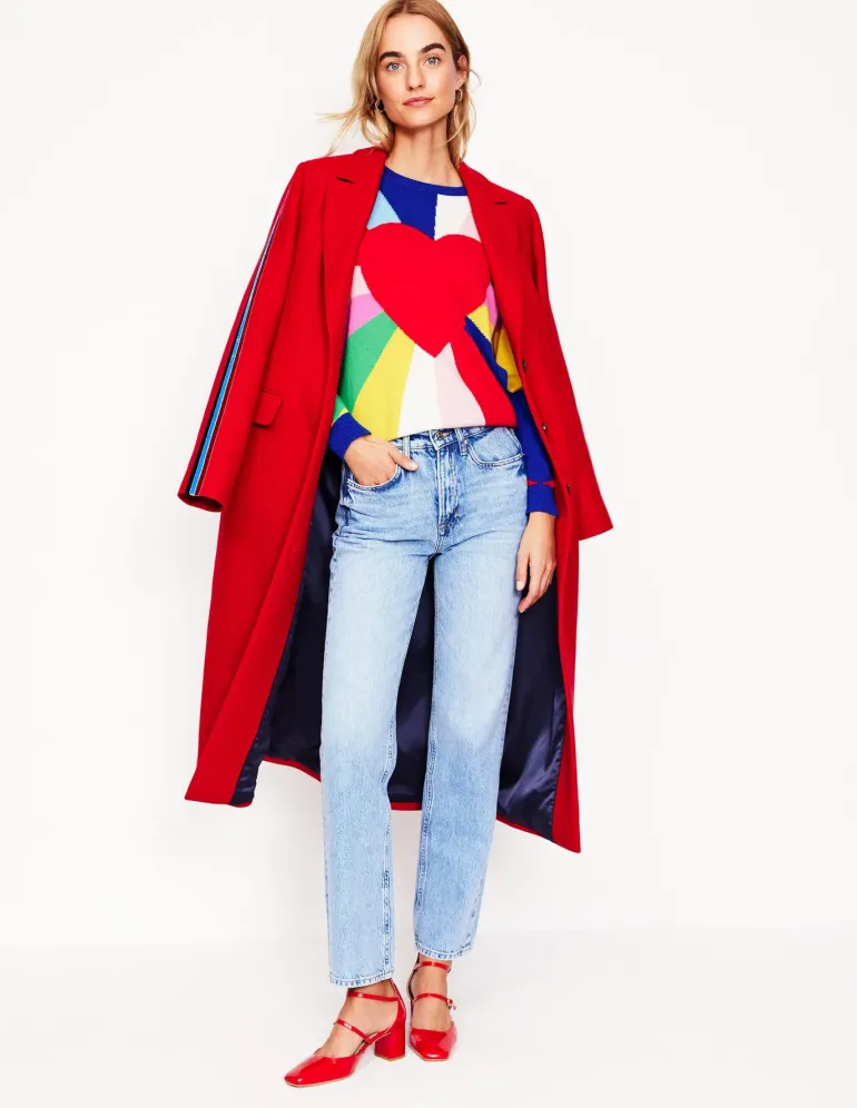 Lydia Cashmere Jumper-Multi, Heart Spectrum-Boden New