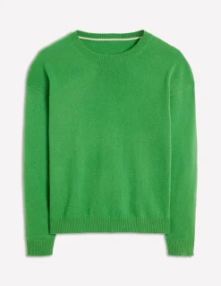 Lydia Cashmere Jumper-Paradise Green-Boden New