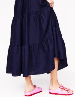 Lyla Double Buckle Slide-Soft Pink-Boden Shop
