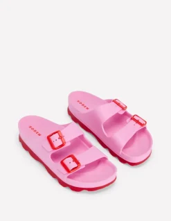 Lyla Double Buckle Slide-Soft Pink-Boden Shop