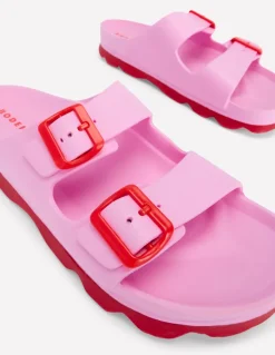 Lyla Double Buckle Slide-Soft Pink-Boden Shop