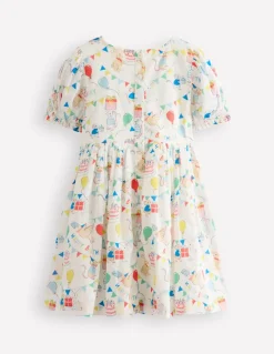 Madeline Woven Dress-Birthday Print-Boden Hot