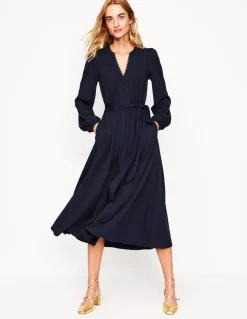 Maeve Trim Jersey Midi Dress--Boden Flash Sale