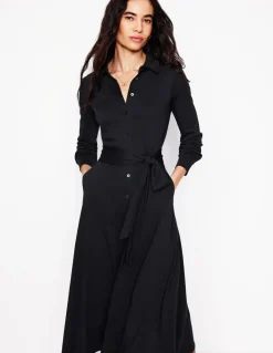 Marcia Jersey Midi Shirt Dress--Boden Discount