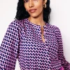 Marina Jersey Shirt-Moonlite Mauve, Terrace Swirl-Boden Best Sale