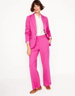 Marylebone Ponte Blazer-Pink Peony-Boden Sale