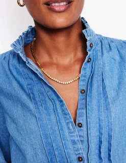 Metal Heart Necklace--Boden New