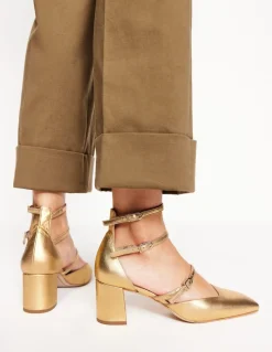 Multi Strap Block Heel Pump--Boden Discount