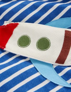 Novelty Bag T-shirt-Delft and Ivory Stripe-Boden Store