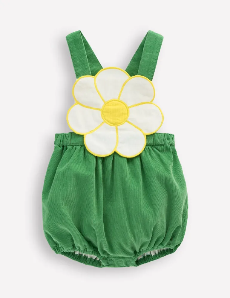 Novelty Bubble Romper-Sapling Green-Boden Best