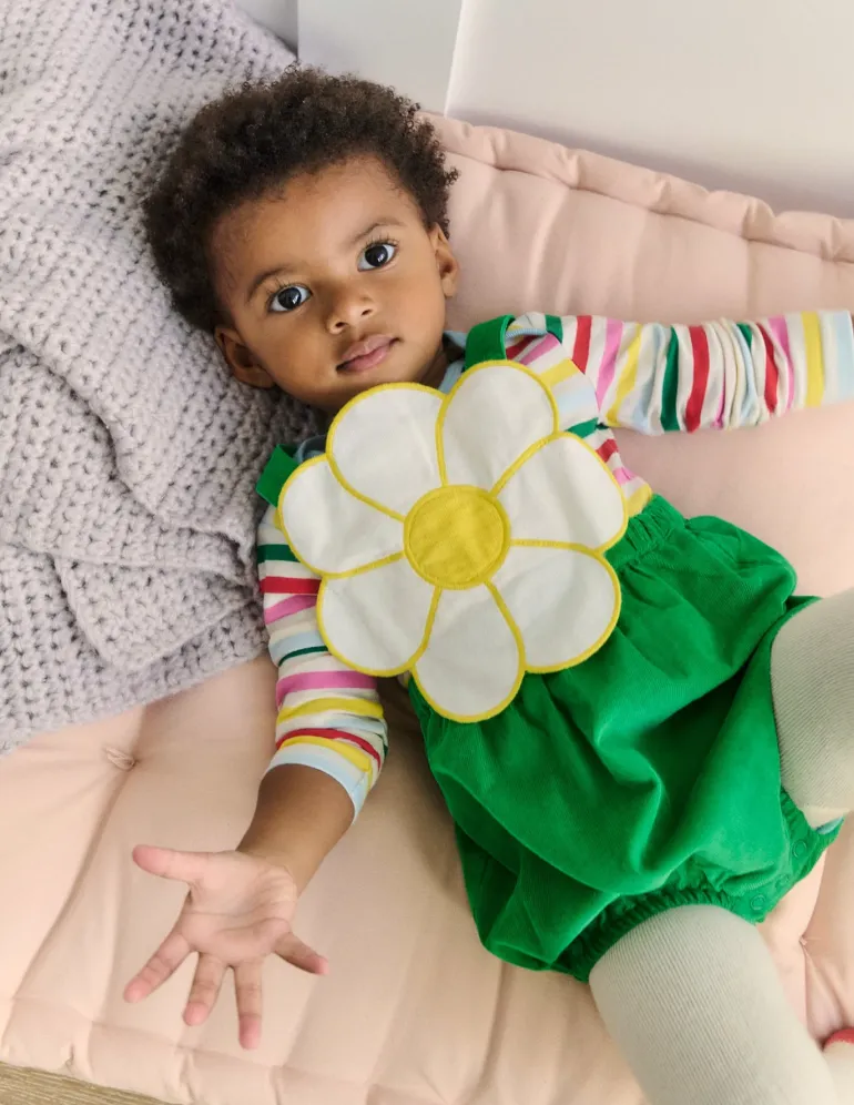 Novelty Bubble Romper-Sapling Green-Boden Best