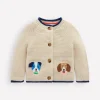 Novelty logo Cardigan-Oatmeal Marl Pets-Boden Shop