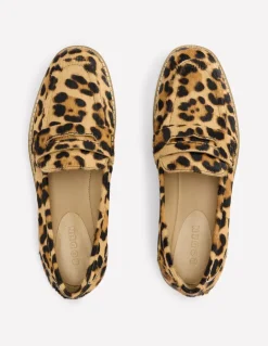Nya Structured Penny Loafer-Classic Leopard-Boden New