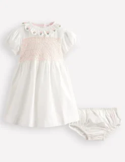 Occasion Smocked Dress--Boden Clearance