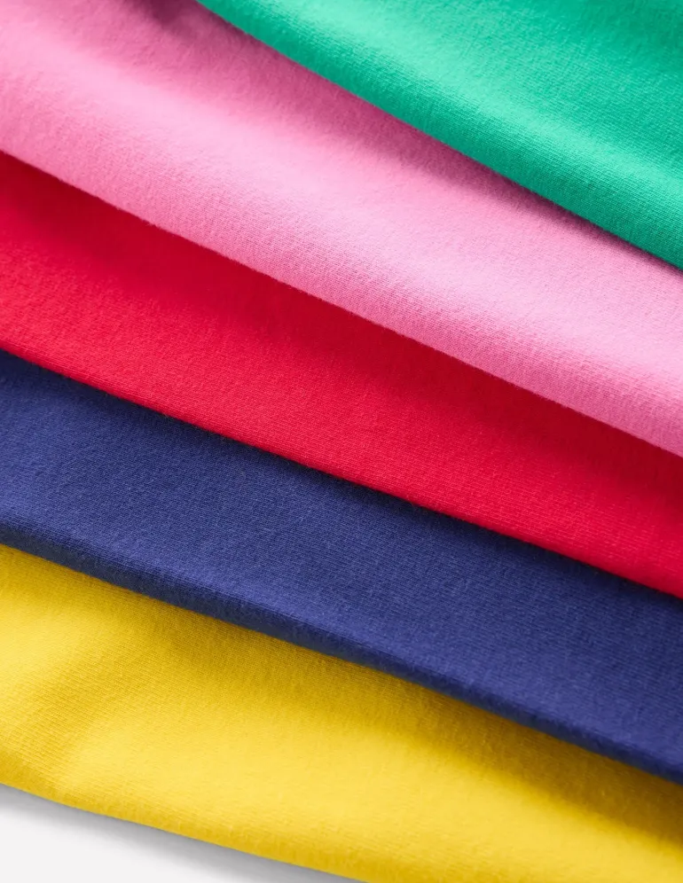 5-Pack Cropped Leggings-Multi Rainbow-Boden New