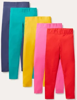 5-Pack Leggings-Multi Rainbow-Boden Clearance