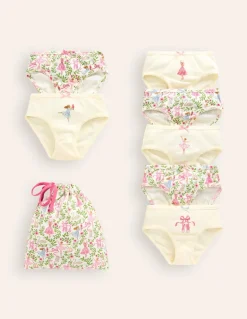 7 Pack Underwear-Ivory Ballet Toile-Boden Store