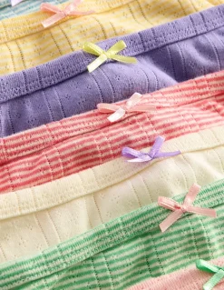 7 Pack Underwear-Pointelle Stripe-Boden Sale