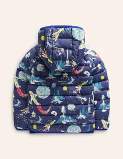 Pack-Away Padded Jacket-Multi Space-Boden Hot