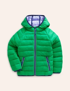 Pack-Away Padded Jacket-Topaz Green Pea-Boden Cheap