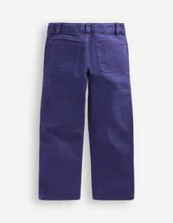 Patch Pocket Trouser-Starboard Blue Cherries-Boden Store