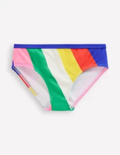Patterned Bikini Bottoms-Multi Rainbow Swirl-Boden Best Sale